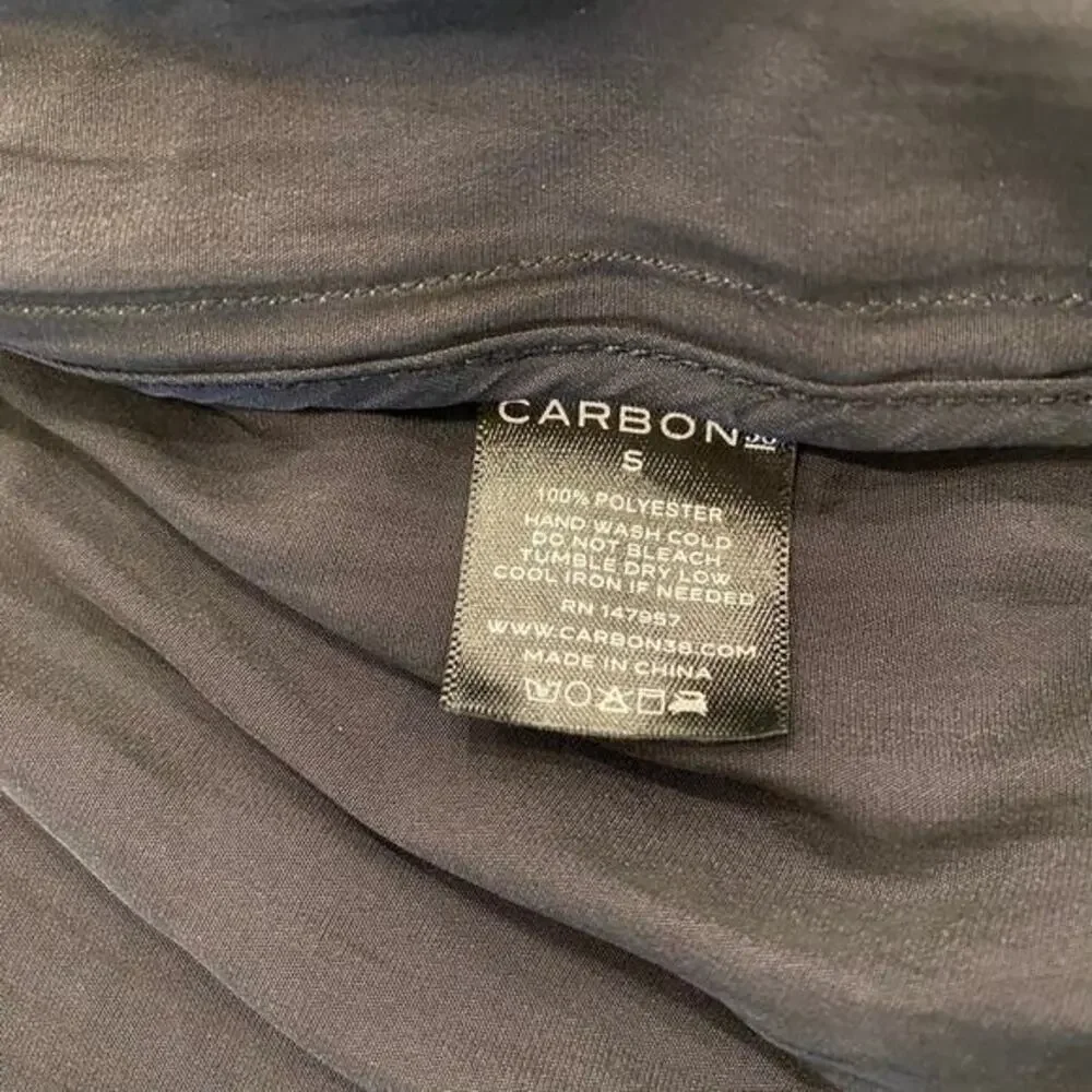 Carbon38 The Easy Jacket Full Zip Lightweight‎ in Black Size Small - Picture 8 of 8